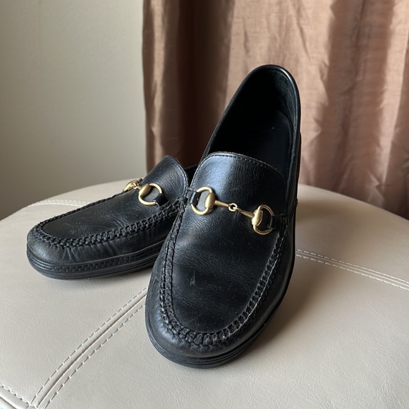 NOT FOR SALE. Gucci Loafers Black 6.5 Gold Hardware - Picture 3 of 16